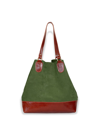 Suede & Vegetable Tan Leather