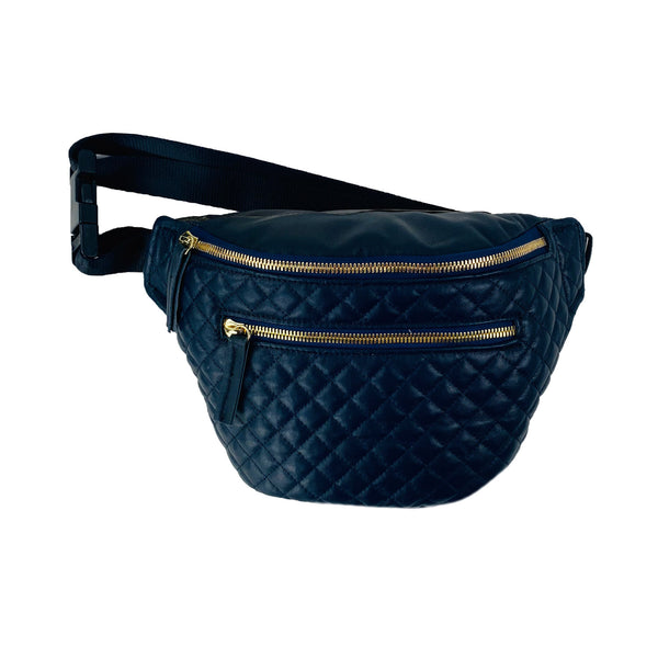 Quilted Leather Fanny Pack