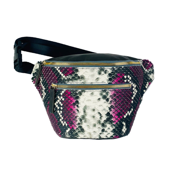 Snake Leather Fanny Pack