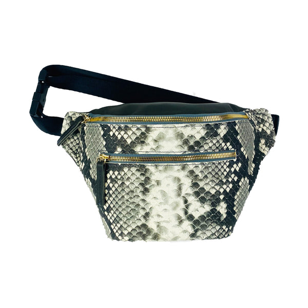 Snake Leather Fanny Pack