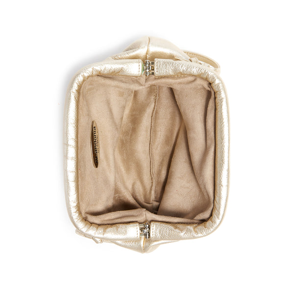 Gold Lamé Clutch