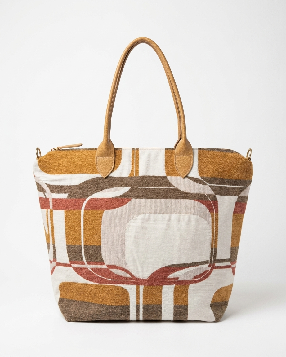 Mid Century Retro Tote