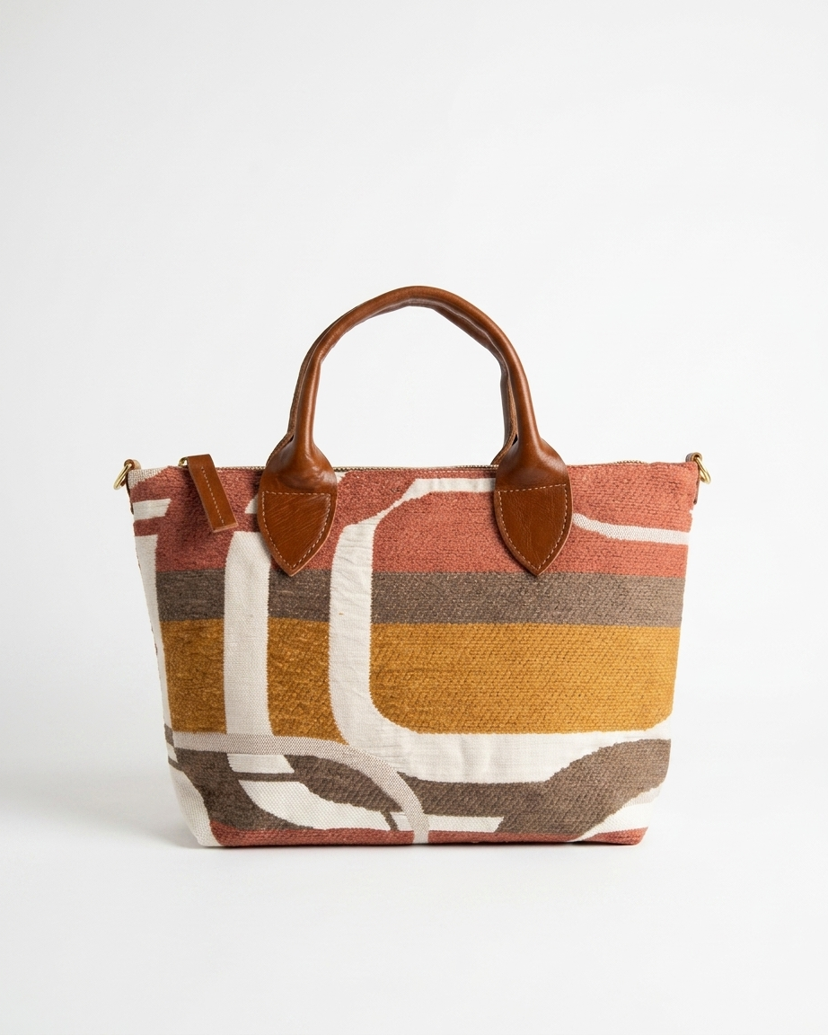 Mid Century Retro Mini Tote