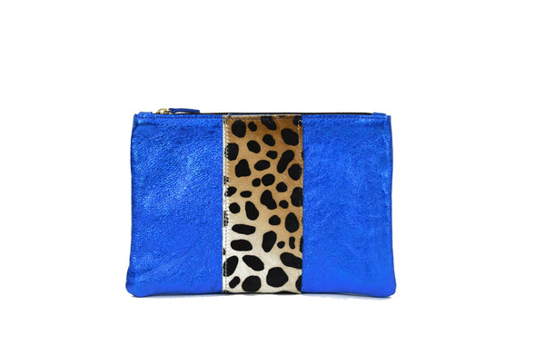 Flat Small Clutch in Royal Blue