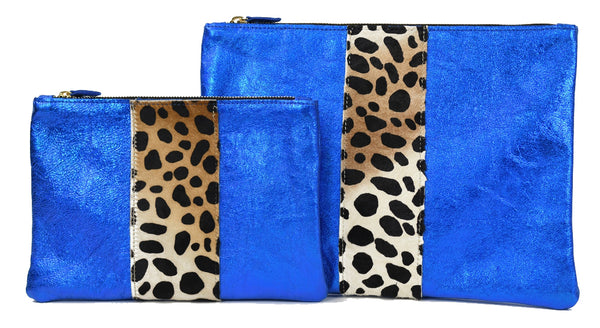 Flat Small Clutch in Royal Blue