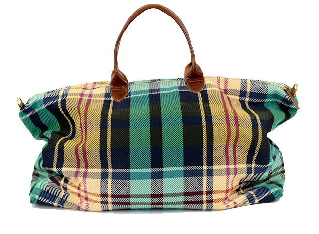 Green Plaid Weekender