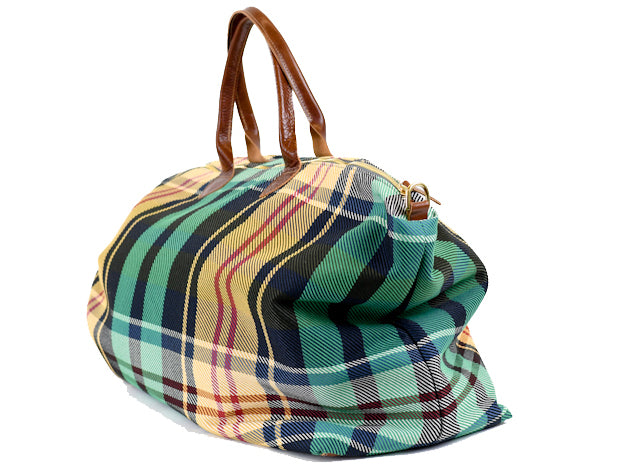Green Plaid Weekender