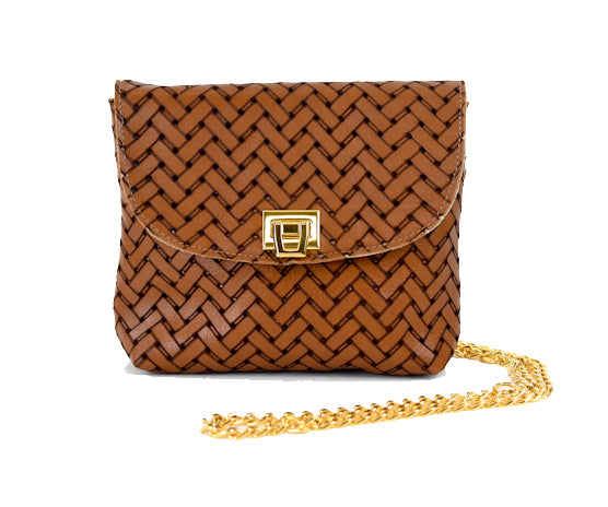 Brown Leather Crossbody