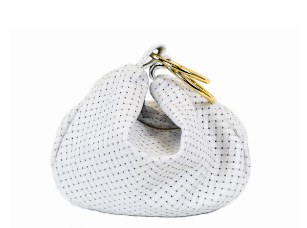 White Omega Handbag m.andonia