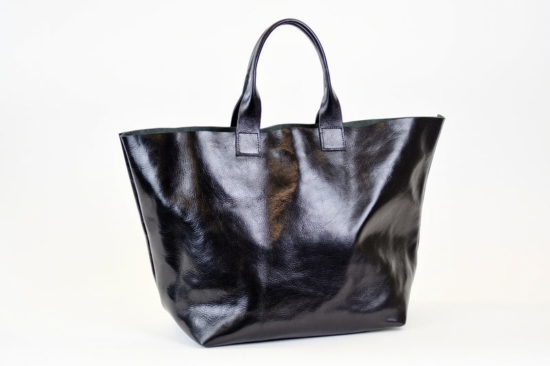 Black Leather Tote