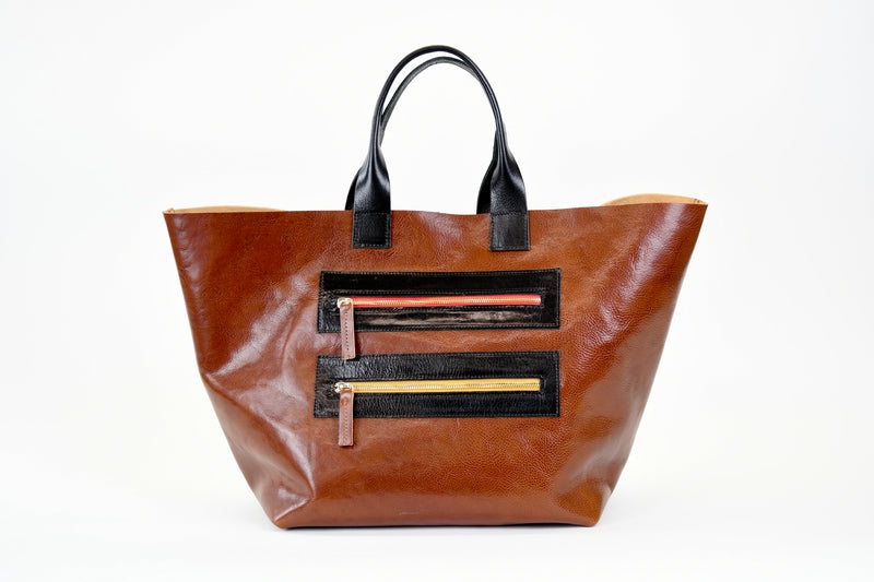 Brown Leather Tote