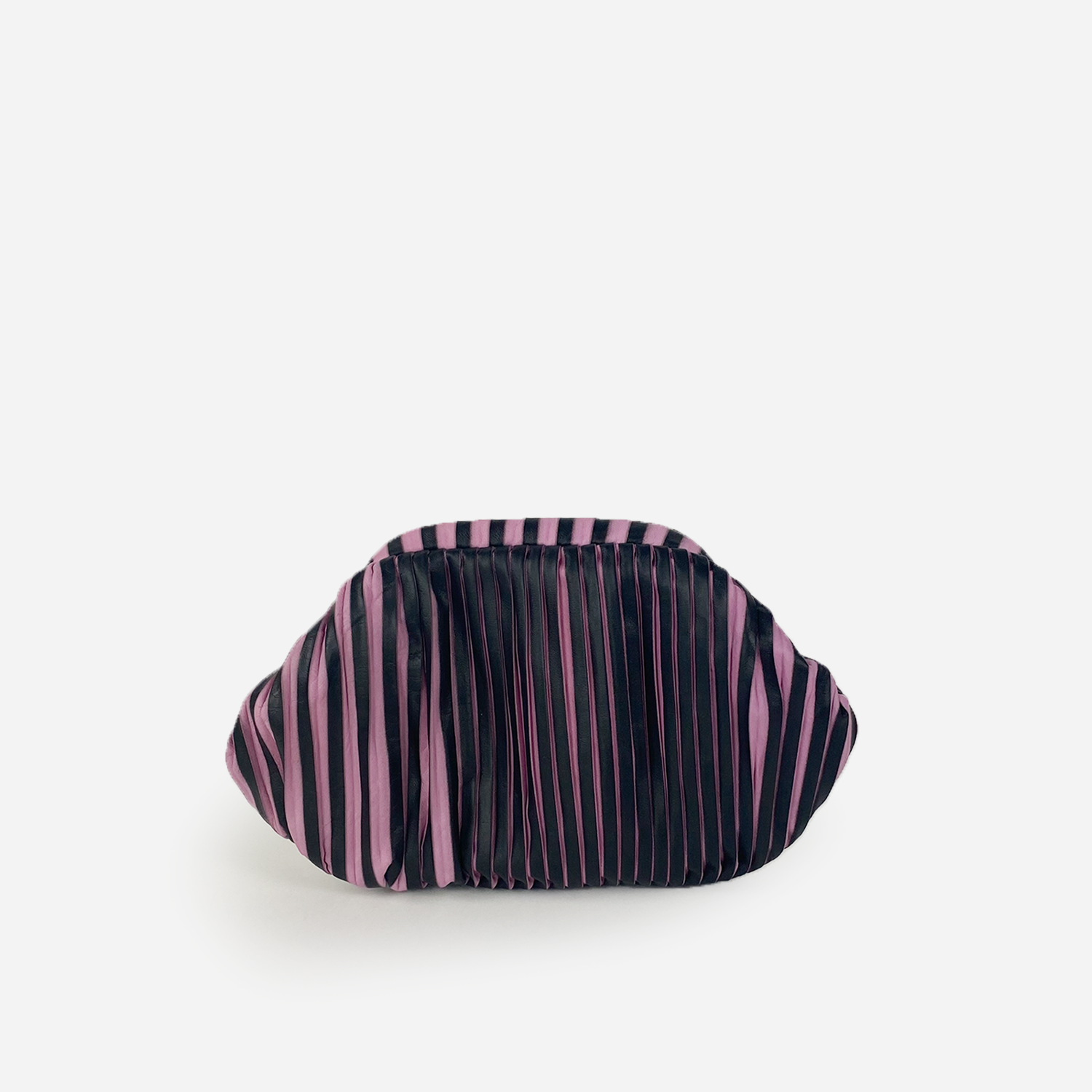 Leather Pleated Clutch Bag limited edition