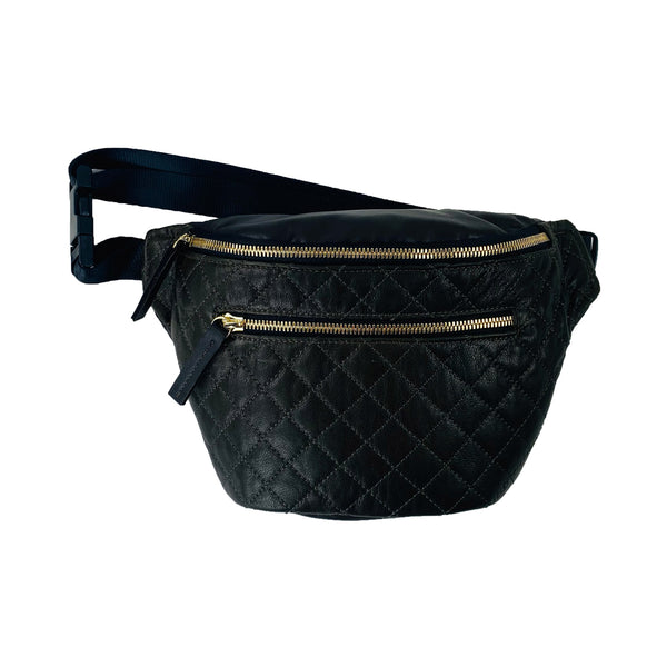 Quilted Leather Fanny Pack